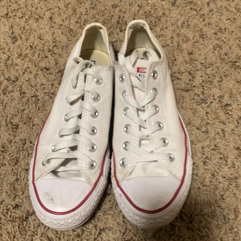 Woman’s White Converse